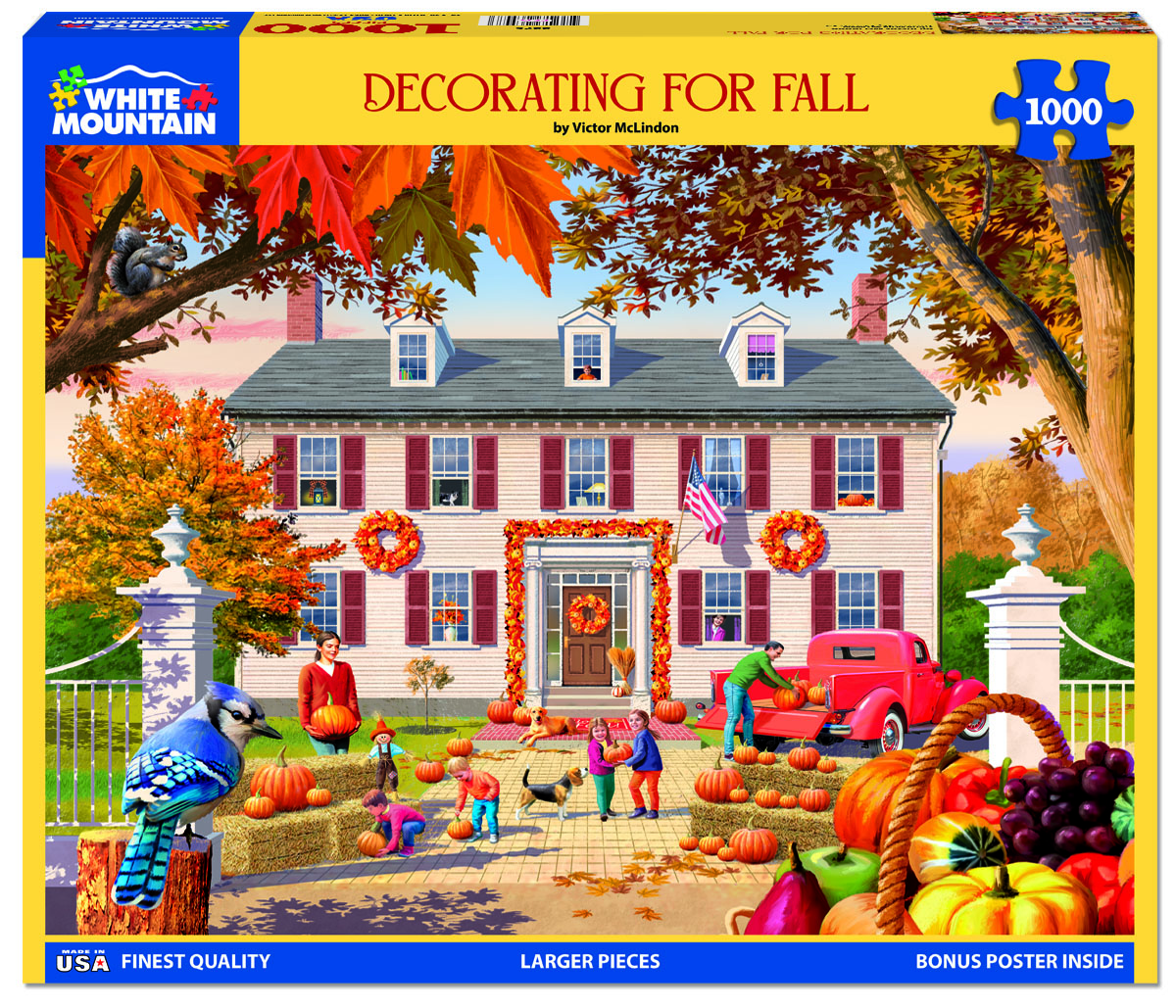 Decorating For Fall by White Mountain Puzzles
